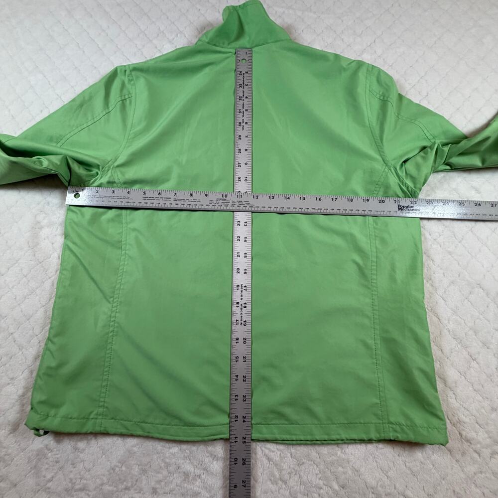 Masters Golf Magnolia Lane green full zip windbreaker jacket Women’s Sz M - Picture 7 of 7